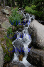 Waterfall Rocky Mountains